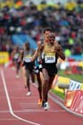 Mo Farah leads the 5000 metres, 2012 Samsung Diamond League, Crystal Palace, London.